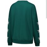 Green Bay Packers NFL Women's Rhinestone Sleeve Sweatshirt Green Size Small Photo 10