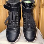 MIX 6 Gwelia Sneaker with cool side zippers !!! Size 7.5 Black Photo 2