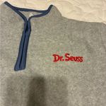 Dr. Seuss  Blue and Gray Fleece Jacket Photo 2