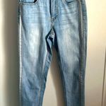 American Rag Cie Juniors Light Wash Stretch Denim Ribbon Piped Ankle Jean Photo 8