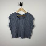 Z Supply  Women’s Shoreline Rib Top in Dusty Navy Size XS Photo 3