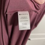 Athleta Burgundy Sleeveless Maxi Dress Casual With Tie Belt Size Medium Photo 7
