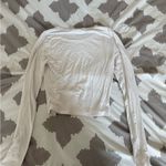 Bozzolo  Cream Long Sleeve Bodysuit Photo 2