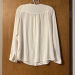LC Lauren Conrad Lauren Conrad Sheer Blouse with Lace Decoration Photo 1