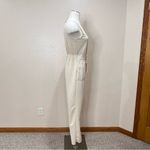 Cream Sleeveless Jumpsuit Romper Size Medium Photo 9