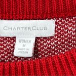 Charter Club ‎ sweater, women’s size, medium, animal, print, knit Photo 1