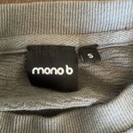 My Mono B cropped Crewneck sweatshirt size S Tan Photo 4