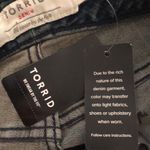 Torrid High Rise Floral Embroidered Denim Raw Hem Blue Jean Shorts Womens 10 Photo 9