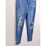 American Eagle  Jeans Womens Distressed Blue Pants Stretch‎ Size 4 Photo 3