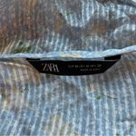 ZARA  Puff Sleeve Blouse Long Sleeve Floral Blouse Size Medium Photo 2