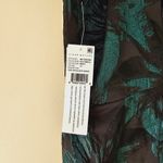 Aidan Mattox New Metallic Jacquard One-Shoulder Gown Emerald Green Women Size 10 Photo 7