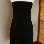 Unbranded Classic Basic Black Bodycon Stretchy Strapless Mini Dress Photo 0