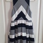 Altar'd State Altar’d State Navy White Striped Sun Dress Sz S.  6001 Photo 1