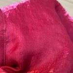 Chico's Chico’s Size 2 (Size L / 12–14) Neva Crimson Linen-Blend Zip-Up Blazer Jacket Photo 12