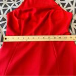 EXPRESS Red Asymmetrical Wrap Style Strappy Cutouts Mini Dress Size 2 Photo 12