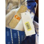 Gianni Bini  GB Blue And White Striped Tie Dye Sleeveless Maxi Dress Size M Photo 8