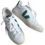 VEJA  Canvas Sneakers White Green Size 6 Photo 0
