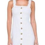 Skylar + Madison Trim Line Button Up Dress White Size Small NWT Photo 0