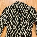 Tucker Black White Diamond Stripe Mini Sweater Dress Womens Small Photo 7