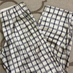 Emporio Armani  Silk Lantern Pleated grid Pants,  size EU 38/ US 2, MSRP $695. Photo 0