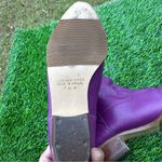 Purple Leather 098GG19 Austin Western Women’s Boots 7.5 Made in Brazil Photo 5