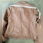 Baccini Leather Jacket for women.Size: PM Photo 7