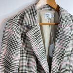 Princess Polly Classic Victoria Blazer Jacket plaid Black Pink Tan oversized 2 Photo 3