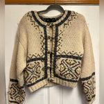Liz Claiborne  vintage wool blend sweater front clasp vintage cardigan Photo 0