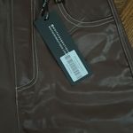 White Fox Boutique NWT  Brown Leather Pants *highrise Photo 2