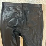 Banana Republic NWT  Curvy High Rise Skinny Black Coated Pant Size 32 Tall Photo 5