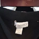 Black Knit Sweater Skirt Midi Length‎ Comfortable Casual Minimalist Size L Photo 3