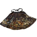 Vintage 1950’s/1960’s Matador Hand Painted Sequined Mexican Cotton Circle Skirt Black Size M Photo 9