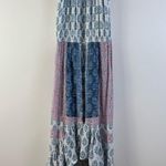 Tolani Sierra Indigo Dress Off The Shoulder Hi High Low Boho Bohemian Small Photo 1