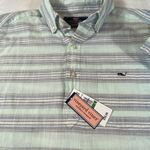 Vineyard Vines Women's Shirt Popover Striped Cotton Long Sleeve Button Sz L Logo Photo 7