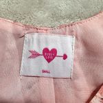 Buddy Love Kerr Mini Dress Women's Small Pink Flamingo Tie Shoulder Sleeveless Photo 5