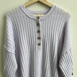 Free People Lavender Light Purple Around The Clock Soft Knit Pullover Sweater Photo 5