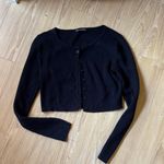 Brandy Melville Black Knit Cardigan Photo 0