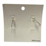 Lia Sophia “Misty Blue” Silver Tone Hoop Earrings • Multi-Color Glass Beads NWT Photo 3