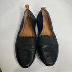 Gentle Souls ‎ by Kenneth Cole Luca Ruffle flats black leather size 10 Photo 1