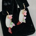 Pretty Feminine Handmade Drop earrings Pink Photo 3