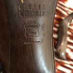 Stuart Weitzman 6M Brown Patent Leather Mid Kitten Heels Pumps Photo 4