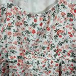 Abercrombie & Fitch Floral Dainty Mini Dress Women's Small White Cottage Boho Photo 11