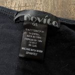 Dovita Long Sleeved Black Top Shirt Size Large Basic Staple Stretchy Photo 3