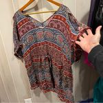 Abercrombie & Fitch Cute  boho oversized tie waist tunic top beach pool coastal Photo 7