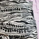 WD.NY ABSTRACT ART TO WEAR LINEN BLEND BUTTON FRONT BLAZER CARDIGAN 8 METALLIC Black Photo 11