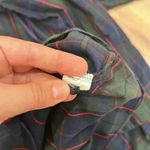 ZARA  Trafaluc Green Blue Plaid Twofer Dress Sz XS Photo 4