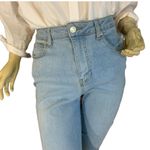 Akira LIGHTWASH DISTRESSED KNEE JEANS W/SCRUNCHED CALF AND ANKLE ZIPPERS (28) Photo 3