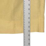 Taylor Dress Womens Size 6 Yellow Linen Ruffled Sheath Sleeveless Party Feminine Photo 7