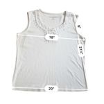Allison Daley  White Tank Top P/M Photo 2
