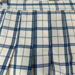 Princess Polly  Blue White Plaid Pleated School Girl Lona Mini Skirt - XS/S Photo 5
